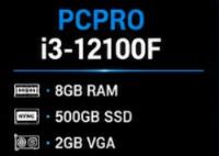 PCPRO I3-12100F 8GB Ram 500GB SSD 2GB VGA FreeDos Masaüstü Ev Ofis Bilgisayarı - 2